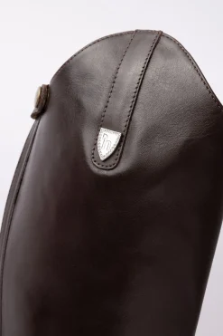 horze Winslow ridestøvler i ekte lær DarkBrown