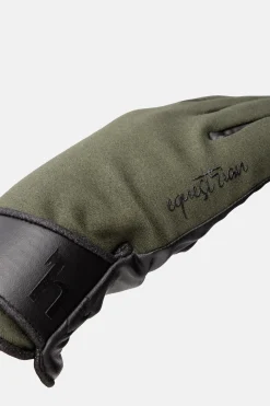 Online horze Young Rider PERLA helårs ridehansker Kambada/DragonDarkGreen