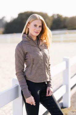 New horze Zoe lett vattert damejakke Caribou