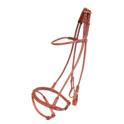 Clearance karlslund Komplett rundsydd hodelag Brown/Brass