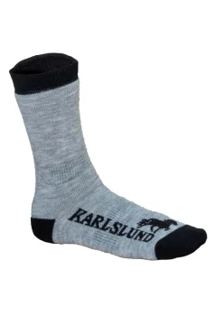 Hot karlslund ullsokker Grey