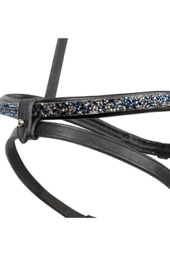 Sale kavalkade Blár Combined Noseband for Kjartan Icelandic Bridle Black