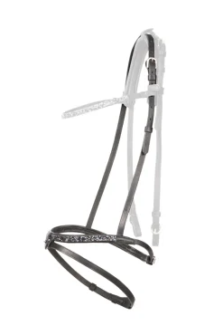 Sale kavalkade Blár Combined Noseband for Kjartan Icelandic Bridle Black