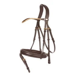 Online kavalkade Clinchesse Bridle Brown/Brass