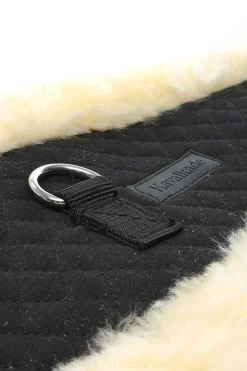 kavalkade Comfort kort gjord saueskinn Black