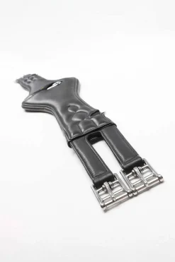 kavalkade Comfort lang gjord i mykt lær Black