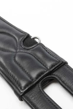 kavalkade Comfort lang gjord i mykt lær Black