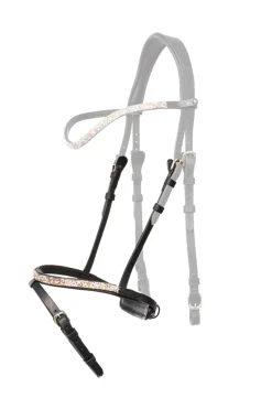 kavalkade Ferskja English Noseband for Aradis Icelandic Bridle Black