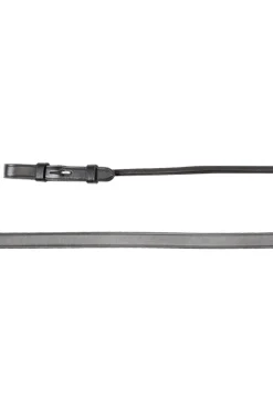 Clearance kavalkade Fleur Double Bridle Reins Round Stitched Black