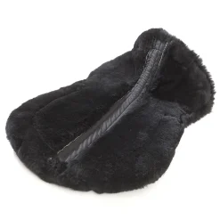 Hot kavalkade halvpad med ull Black