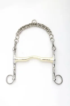 kavalkade Kavalbit Dressage Curb Bit Tongue Port Snaffle Silver
