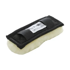 New kavalkade kinnpolstring i saueskinn, 14 cm Black