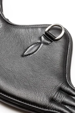 Clearance kavalkade kort gjord mykt lær Casper med elastikk black/black