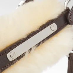 Best kavalkade Marvellous lærgrime med saueskinn Brown