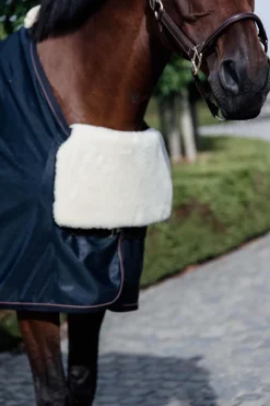 Discount kentucky Horsewear BIB brystbeskytter i saueskinn Natural