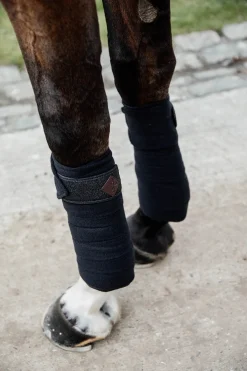 Clearance kentucky Horsewear Glitter Polar Fleece Polos Black