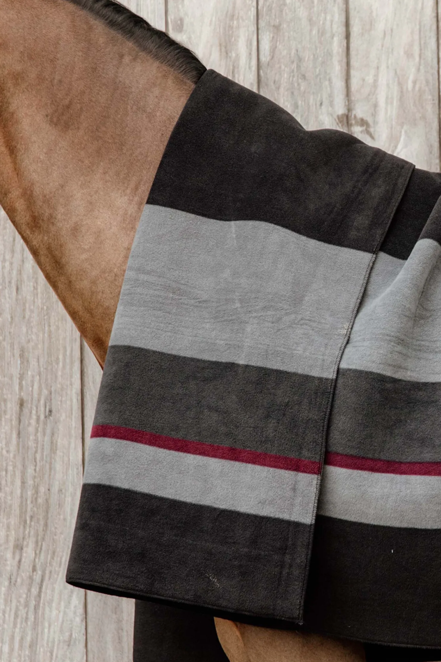 Best kentucky Horsewear Heavy fleecedekken Black/Gray