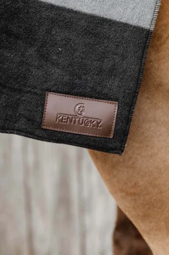 Best kentucky Horsewear Heavy fleecedekken Black/Gray