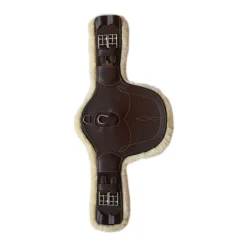 Sale kentucky Horsewear kort saueskinnsgjord med mageplate Brown