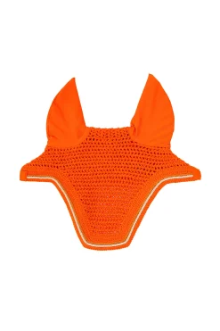 kentucky Horsewear ørehette Wellington Diamond Rope orange
