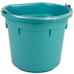 Clearance kerbl FlatBack fôr- og vannbøtte, ca. 20 liter AquiferBlue
