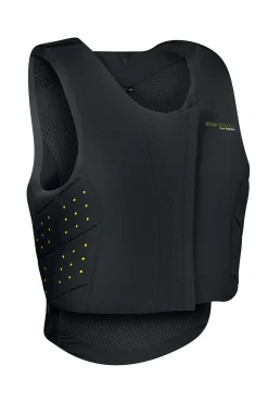 Outlet komperdell sikkerhetsvest, frontglidelås, junior Black