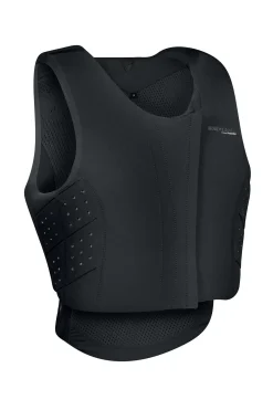 Outlet komperdell sikkerhetsvest, frontglidelås, normal passform Black