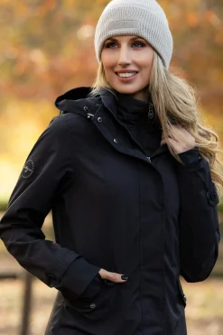 Online lemieux Amelie Waterproof Lightweight Riding Coat Black