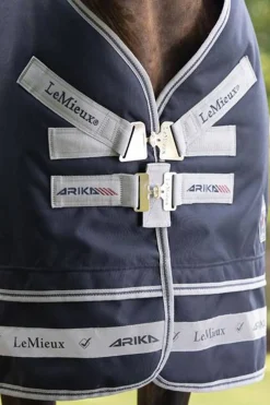 New lemieux Arika Storm-Tek Lightweight Turnout Rug, 100g Navy