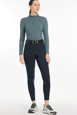 Clearance lemieux Base Layer med glidelås Petrol