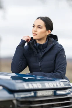 New lemieux Brooke Waterproof Hybrid Jacket Navy