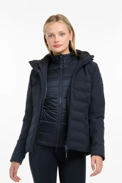 New lemieux Brooke Waterproof Hybrid Jacket Navy