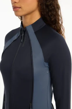 Hot lemieux Carly Zip Through Shirt Navy