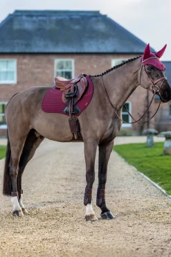 Outlet lemieux Soft Shell Antiskli Euro Hoppesadelunderlag Burgundy