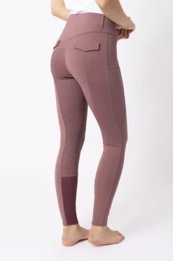 horze Madeline Dame fullgrip ridebukser RoseBrown
