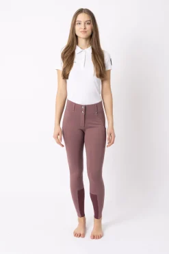 horze Madeline Dame fullgrip ridebukser RoseBrown