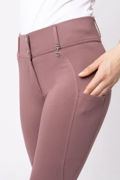 horze Madeline Dame fullgrip ridebukser RoseBrown