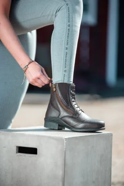 Best mountainhorse Mountain Horse Veganza Paddock Støvler med sideglidelås Brown