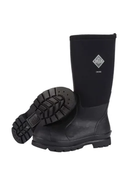 Sale muckboots Muck Boot Chore høye outdoorstøvler Black