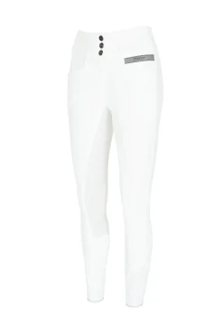 Discount pikeur Candela hvit helforsterket ridebukse med grip WH/AB