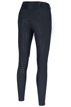 New pikeur Linnett nahtlos heforsterkede ridetights til dame med høyt liv og full seat Black