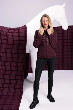 Clearance pikeur Selection hybridjakke for kvinner Mulberry