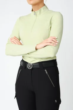 New psofsweden PS of Sweden Adele langermet genser, baselag til dame Green