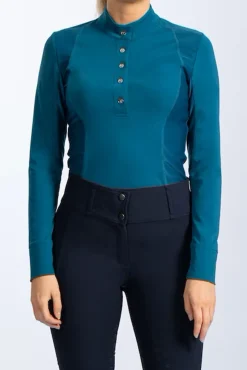 New psofsweden PS of Sweden Cecile langermet genser, dame PetrolBlue