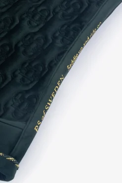 Discount psofsweden PS of Sweden sjabraker Velvet Monogram sprang Midnightgreen