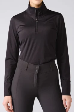 Clearance psofsweden PS of Sweden Toska Langermet teknisk skjorte for kvinner Black