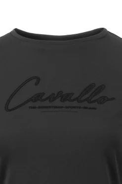 Hot cavallo Rundhalset skjorte Cavalmaron Black