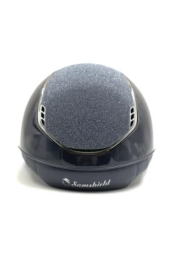 Sale samshield Miss Shield Glossy med Crystal stoff 2.0 Navy