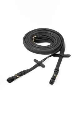 Clearance schockemohle Schockemöhle Sports gummitøyler med spenner Black/Gold