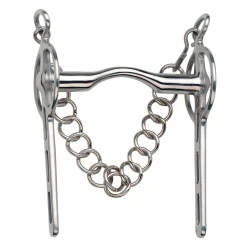 Sale sprenger Liverpool kjørebitt med Mullen Mouthpiece, 2 spor, rustfritt stål Ikkespesifisert